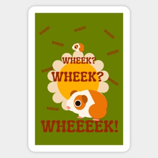 Wheek Wheek Wheek Wheek Sticker